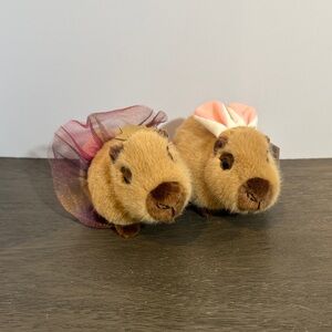 Douglas Chattie Capybara plush toys brand new with tags lot of 2